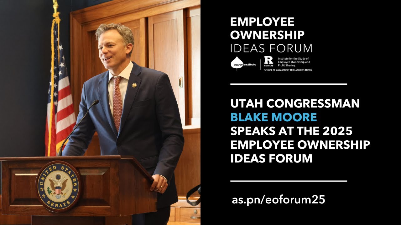 Utah Congressman Blake Moore Speaks at the 2025 Employee Ownership Ideas Forum