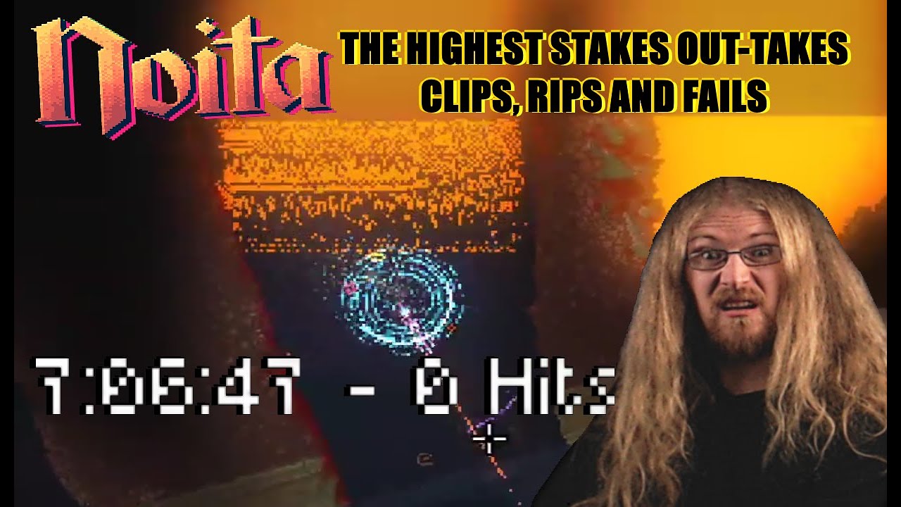The Highest Stakes Noita Fails EVER RECORDED! | Stream NoHit OutTakes + Stream Fail/Awesome Clips