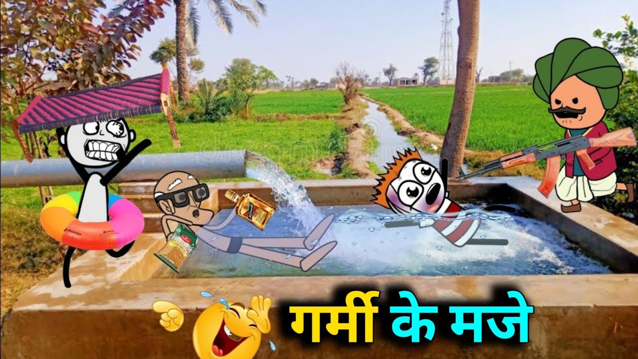 Gadariya के गांव में | गर्मी के मजे | 3 Full Episode | Virpal Comedy Tweencraft Videos #TheKheda