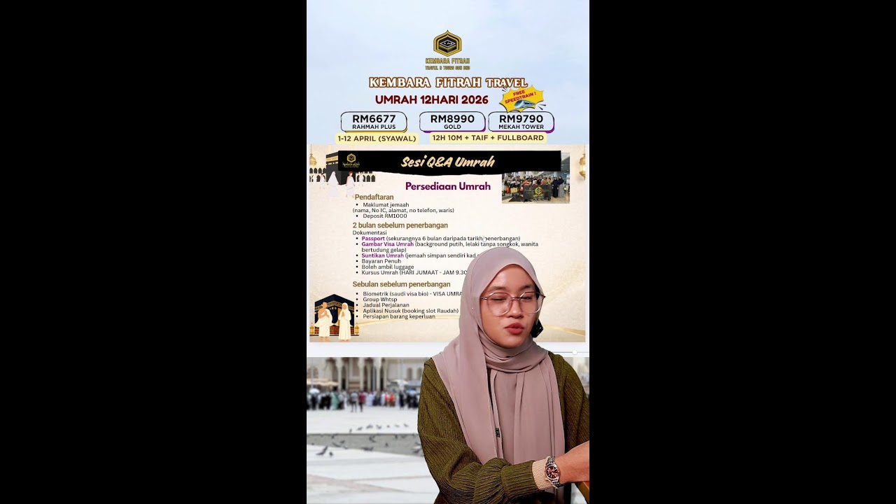 SURVEY UMRAH 2026 BERSAMA KEMBARA FITRAH TRAVEL