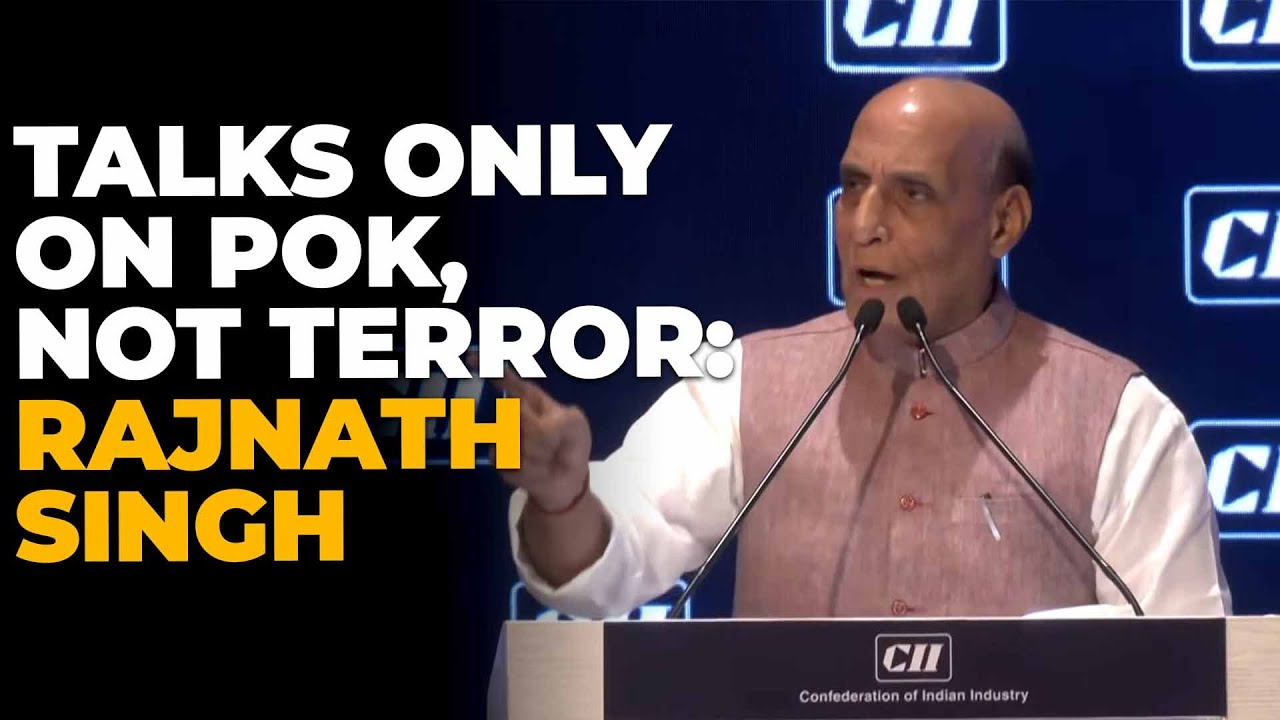 'Make In India' key to national security, talks with Pakistan only on PoK: Rajnath Singh
