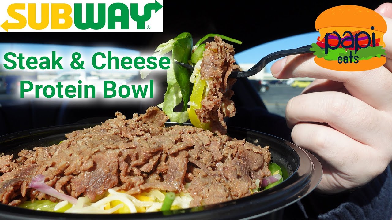 NEW Subway Protein Bowls - Steak & Cheese - Review