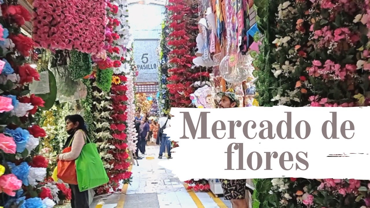 MERCADO DE FLORES  EN  LA MERCED CDMX! visita uno de los mercados mas famosos de la merced