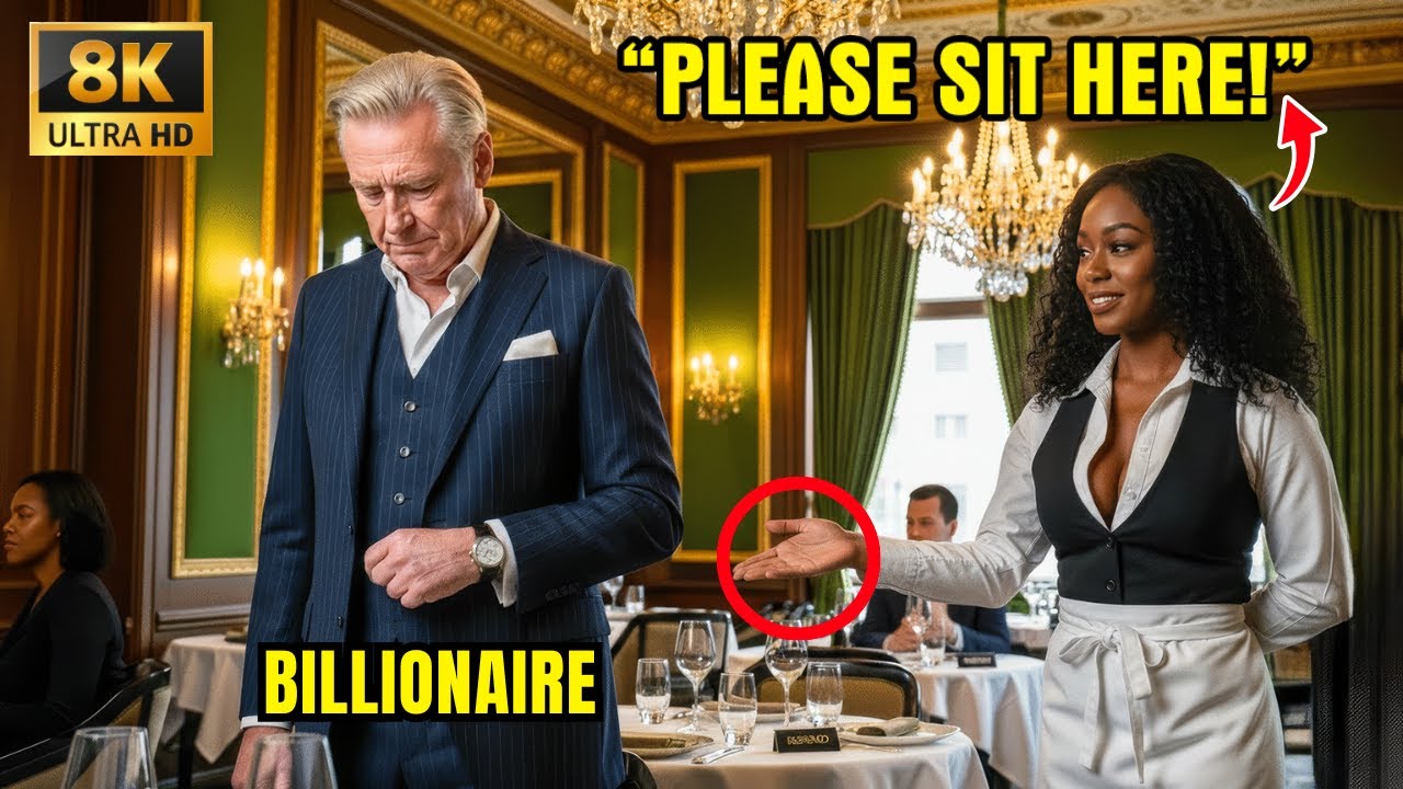 Lonely Billionaire Can’t Get a Table on His Birthday…Until a Black Waitress Changed Everything