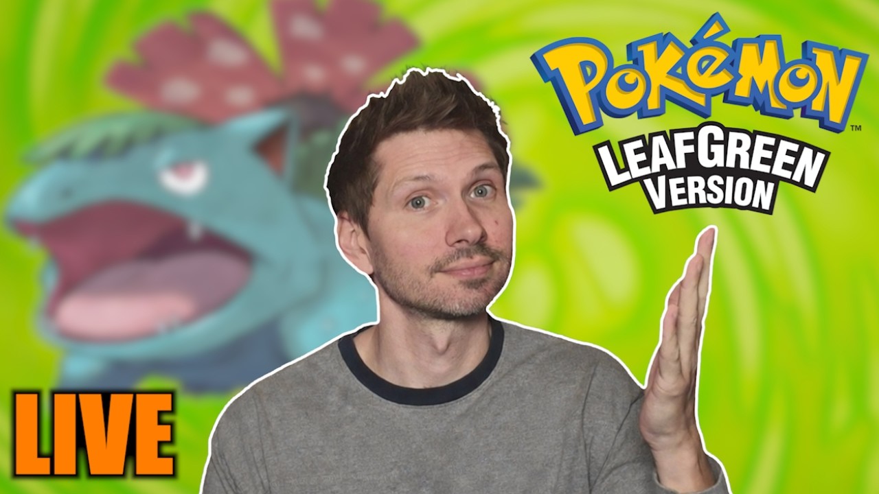 First Time Playing Pokémon Leaf Green!