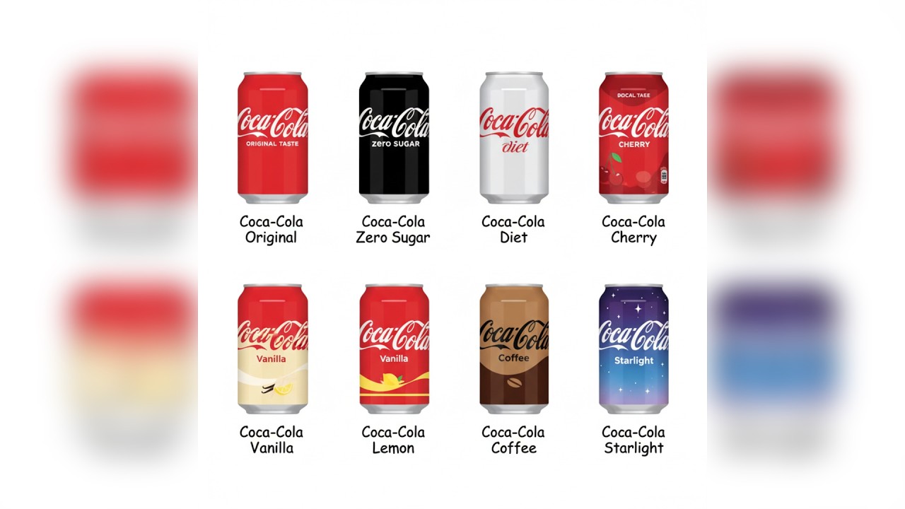 Every type of Coca Cola explained in 3 minutes