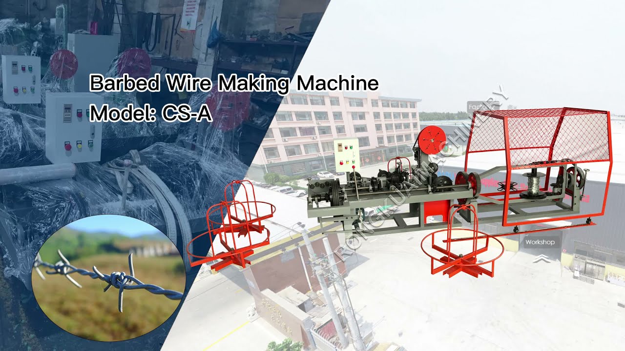 Automatic Barbed Wire Making Machine | CS-A Model