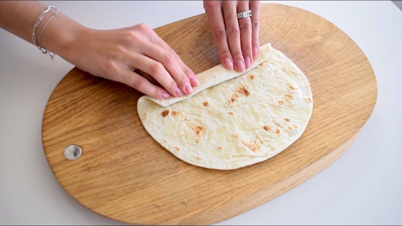Just Cut Tortilla This Way ! Secret Recipe !