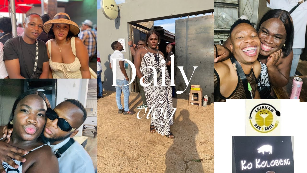 Daily Vlog With Me And Friends At Kolobeng | Lejava Pub & Grill | South African YouTuber 🇿🇦