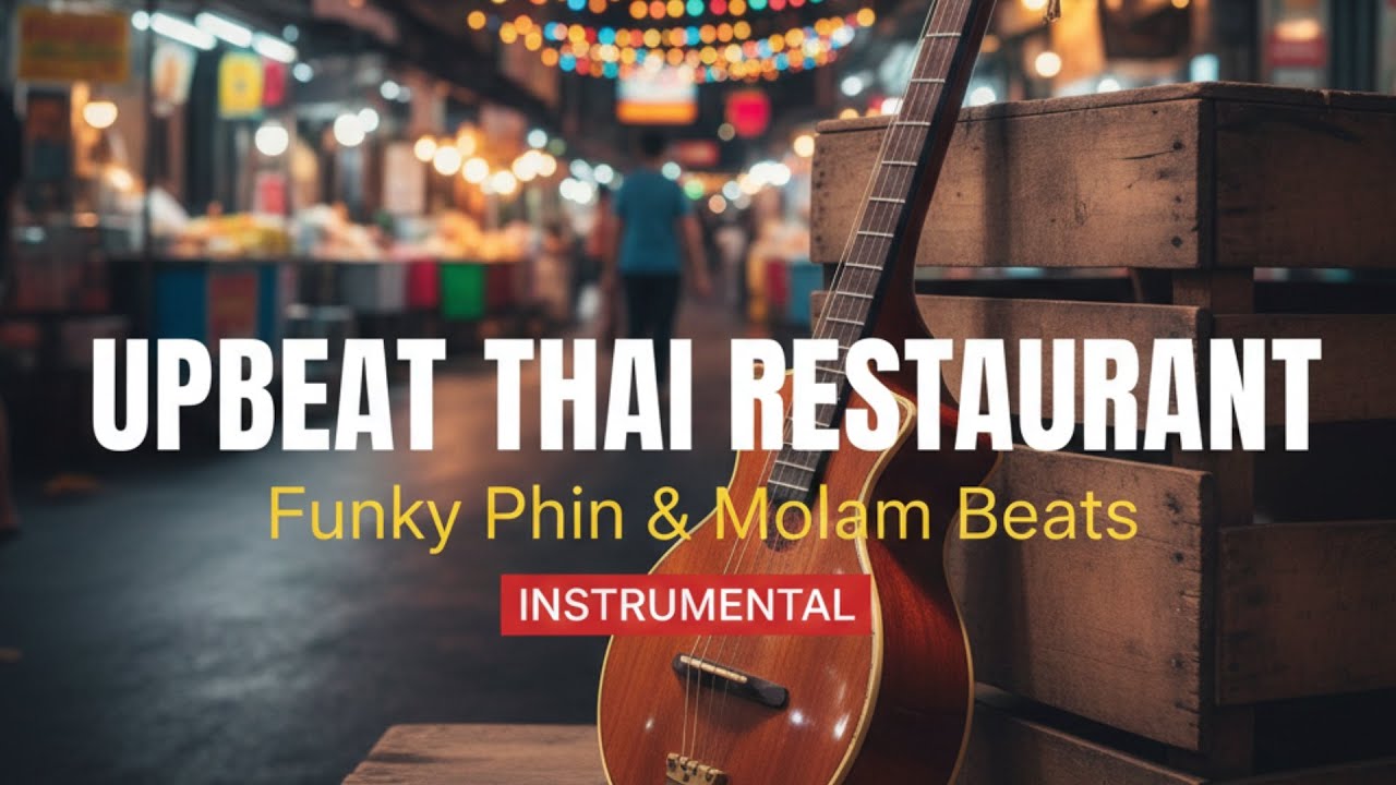 Upbeat Thai Restaurant Songs: Isan Party Vibe | 12 Hours Phin & Molam Instrumental Background Music