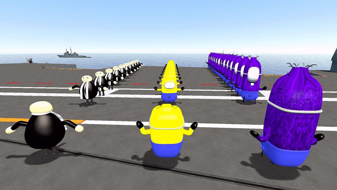 GRU ARMY & MONSTER MINIONS ARMY & MINIONS 3D MEMES in Garry's Mod