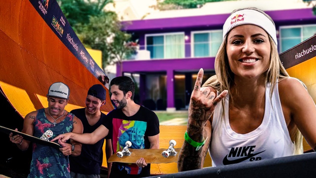 MONTAMOS UM SKATE COM UMA CAMPEÃ MUNDIAL!!! - LETICIA BUFONI NA GAMELAND