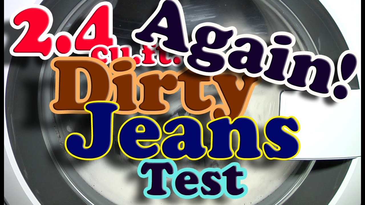 EFLS210TIW ELECTROLUX DIRTY JEANS TEST   2nd test
