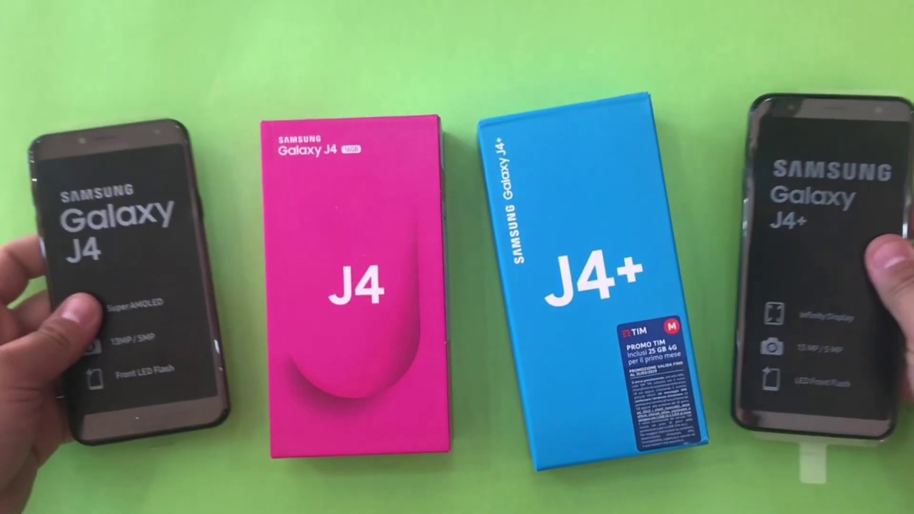 ONE UI Samsung Galaxy J4 vs Samsung Galaxy J4+