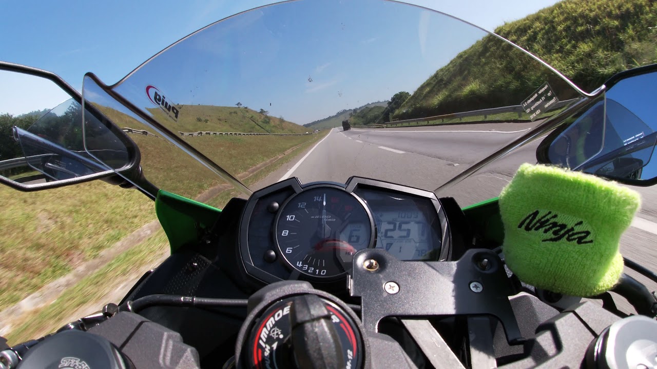 ZX6R 636 Acelerando na Rod. Carvalho Pinto