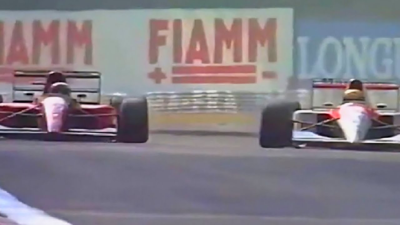 GP Italia 1991 Monza Ayrton Senna Nigel Mansell Alain Prost Ferrari Michael Schumacher Mediaset ITA