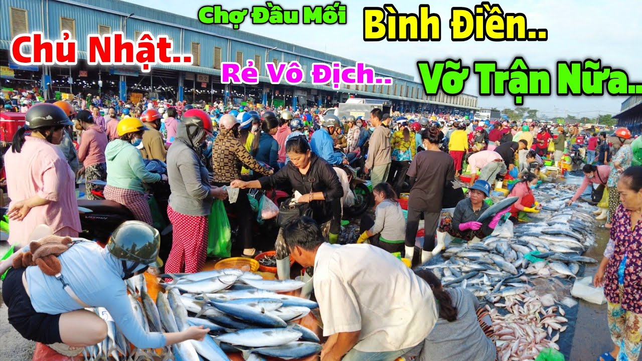 Chủ nhật chợ Bình Điền vỡ trận te tua