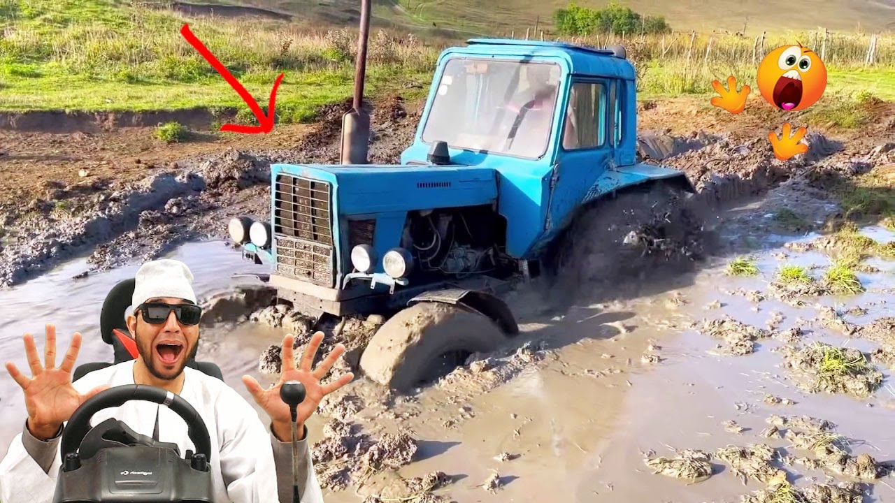 عمليه استخراج جرار غرز في الطين ولكن حصل شيء غير متوقع