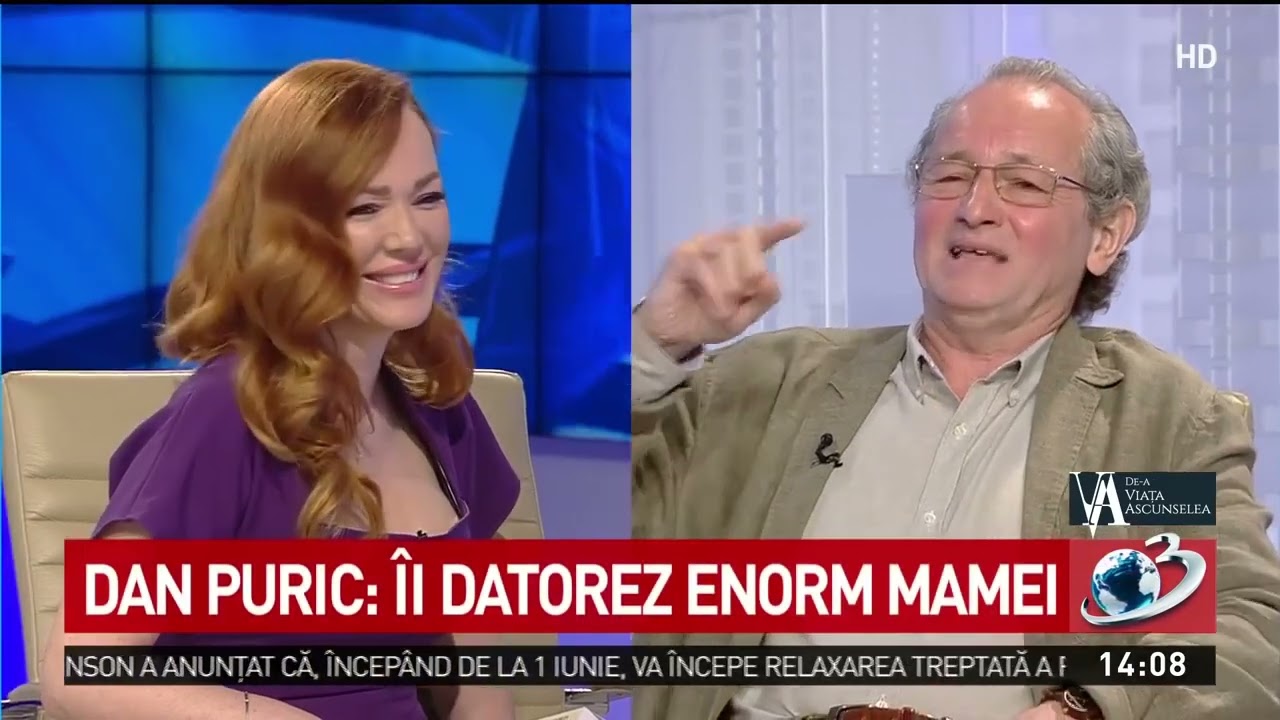 Dan Puric: Vreau sa las in urma mea o lumina..