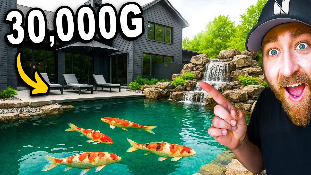I Found A 30,000G Koi Pond At An Insane Mansion!
