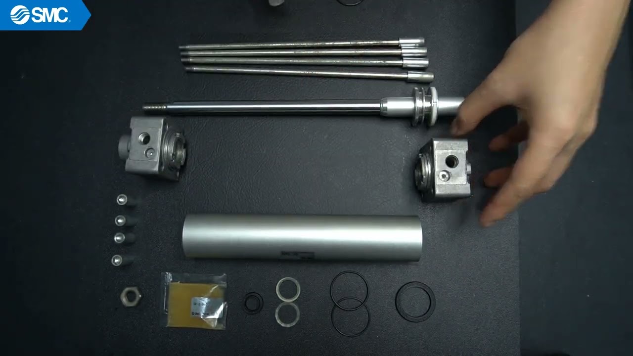 Hướng dẫn tháo lắp xy lanh và thay seal xy lanh khí SMC