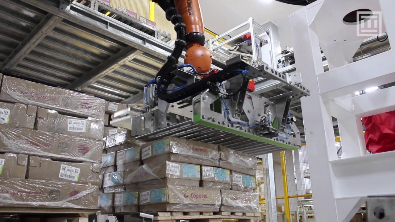 Sistema de Paletização Robótica - Industria da Carne