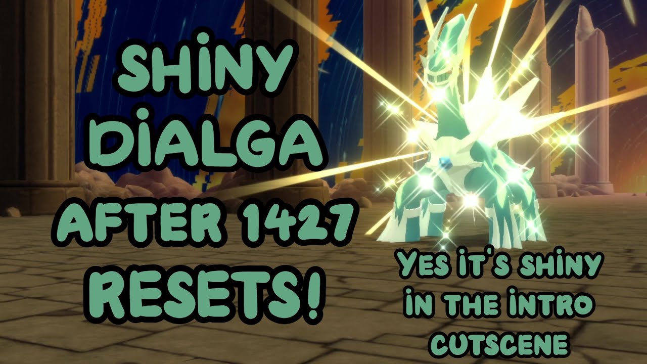 LIVE Shiny Dialga after 1,427 Resets! - Pokemon Brilliant Diamond