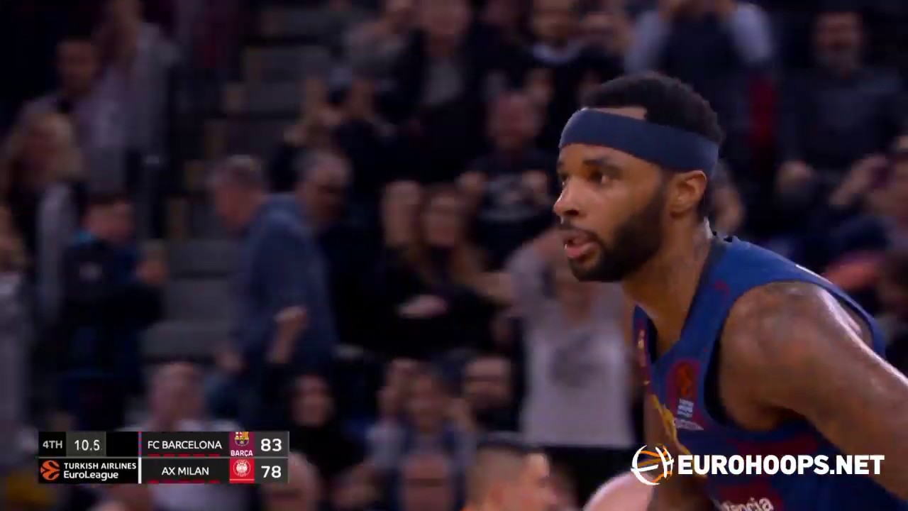 FC Barcelona - AX Armani Exchange Milan 84-80: Malcolm Delaney (26 points)