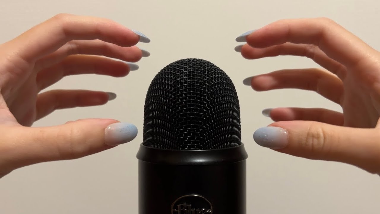 ASMR Very Sensitive Mic Scratching with Nails (Blue Yeti) 