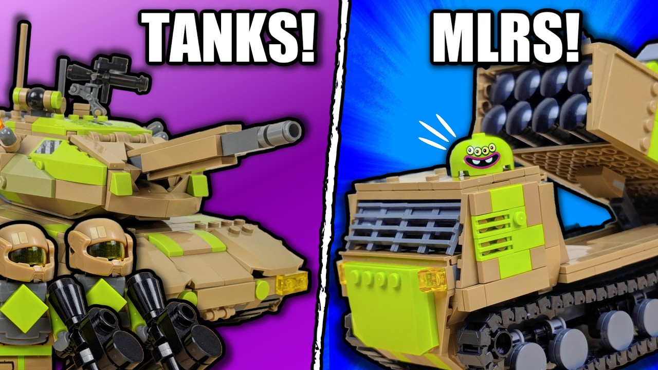 I Built An Army Of LEGO Military Vehicles For All Out LEGO WAR!