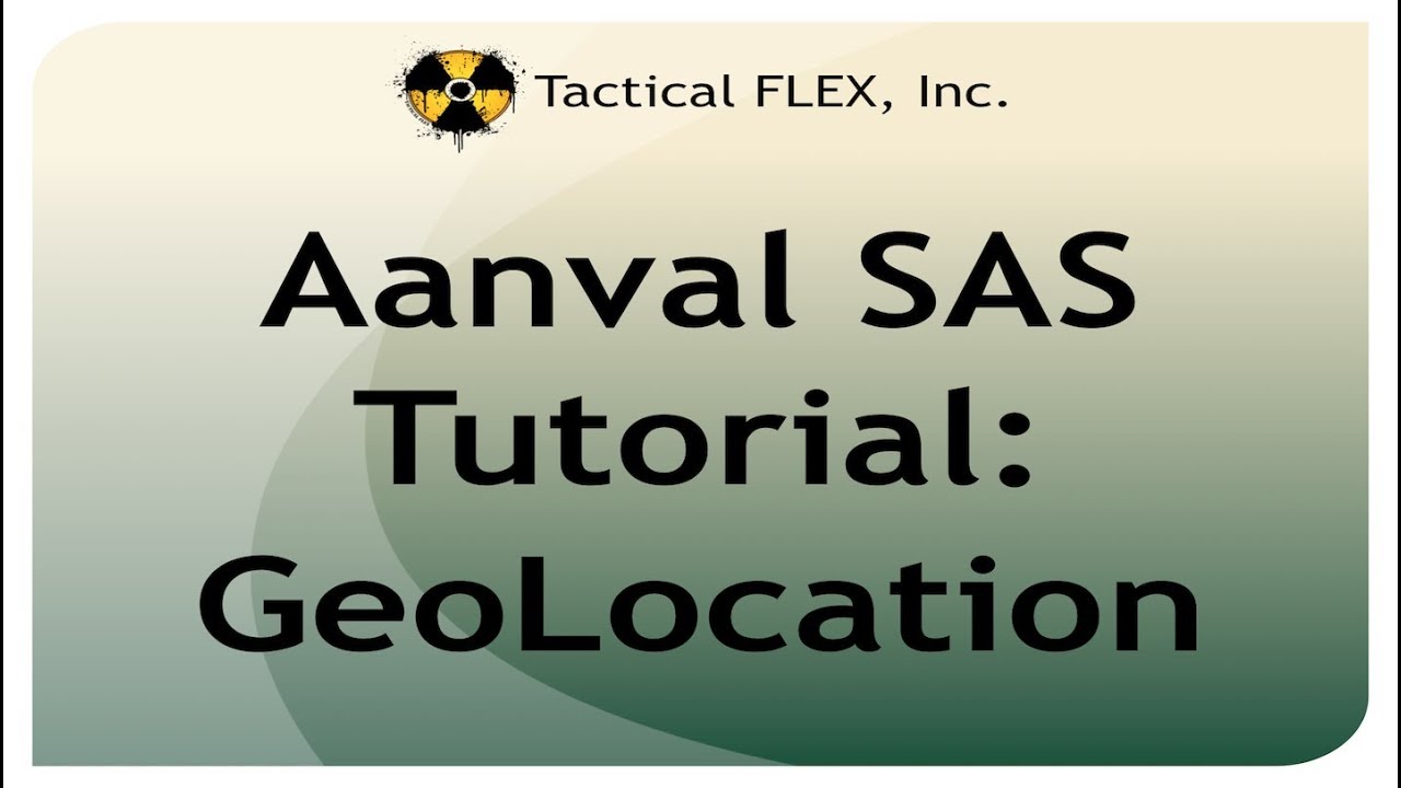 Aanval SAS (v7) Video Tutorials - GeoLocation