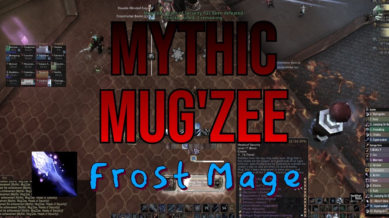Mythic Mug'Zee Frost Mage POV