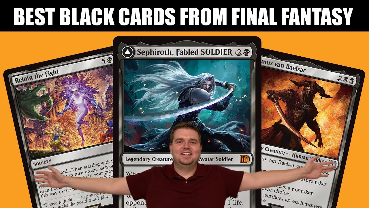 BEST BLACK COMMANDER CARDS FROM FINAL FANTASY! | Set Review
