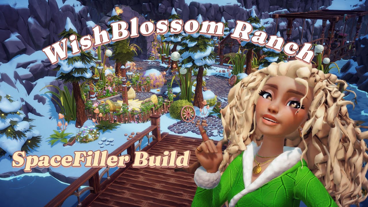 DREAMLIGHT VALLEY✨ WishBlossom Ranch✨Filler Space Build ✨