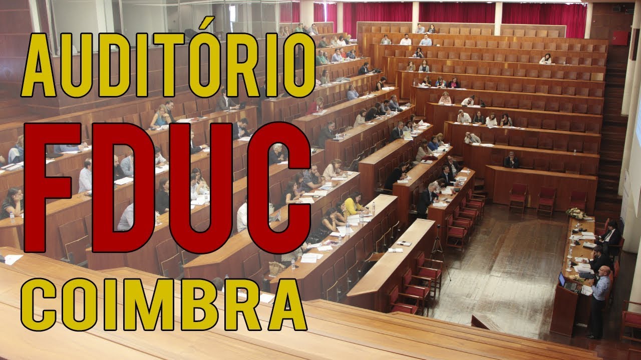 Audit&oacute;rio da Faculdade de Direito da Universidade de Coimbra (FDUC) | 4K