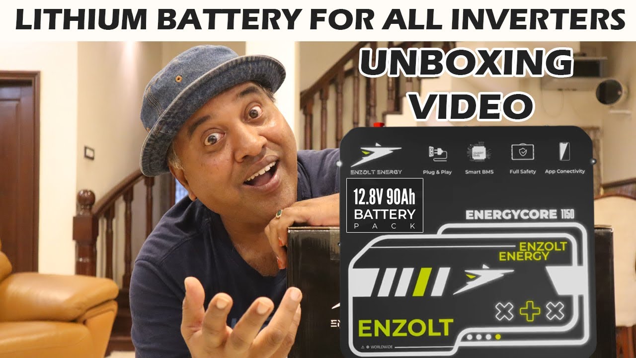 🥸LITHIUM LFP4 BATTERY UN BOXING VIDEO🥸| Sakalakala Tv | Enzolt Energy #lithiumbatteryinverter 