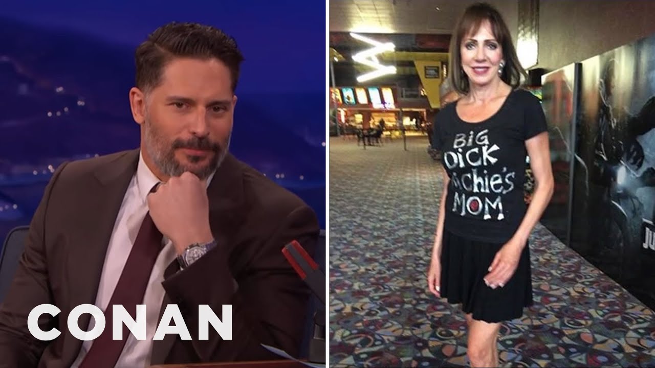 Joe Manganiello’s Mom Has A “Big Dick Richie’s Mom” T-Shirt | CONAN on TBS