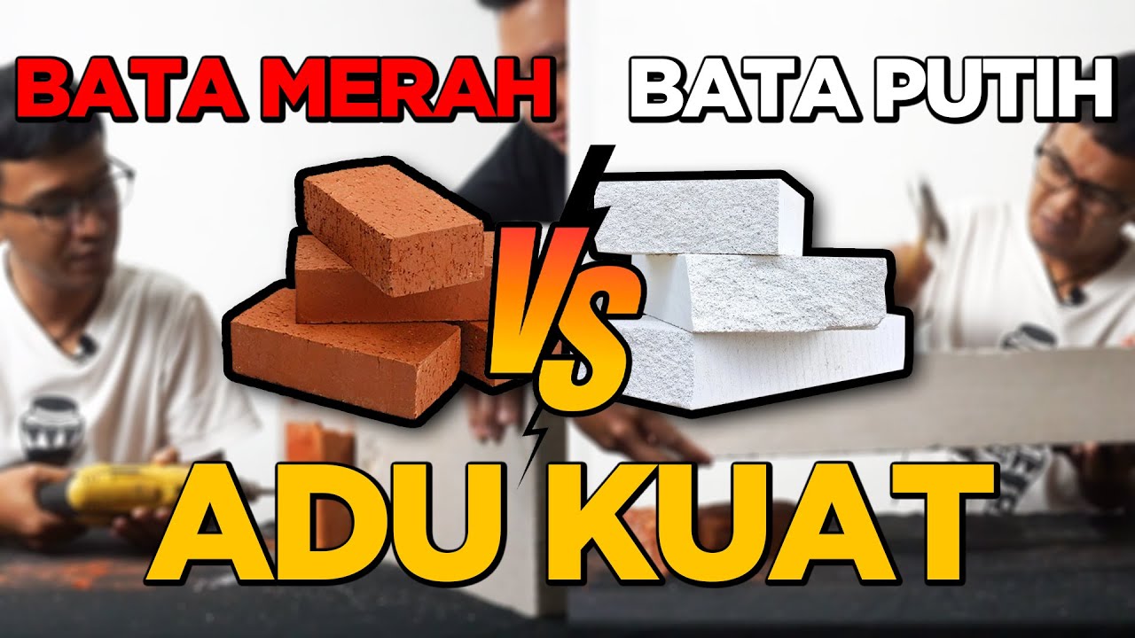 KITA TES MANA LEBIH KUAT⁉️Bata Merah VS Bata Ringan