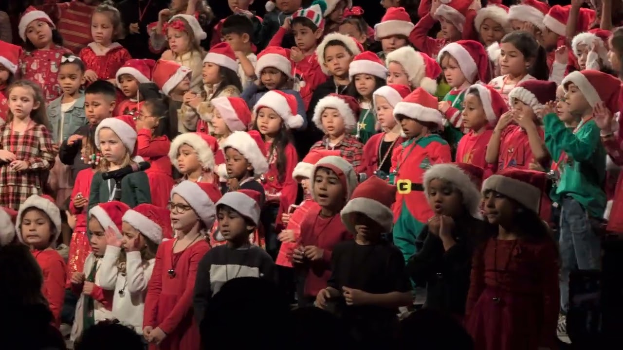 Foulks Ranch Elementary - TK and Kindergarten Christmas Performance 2024, Part 2
