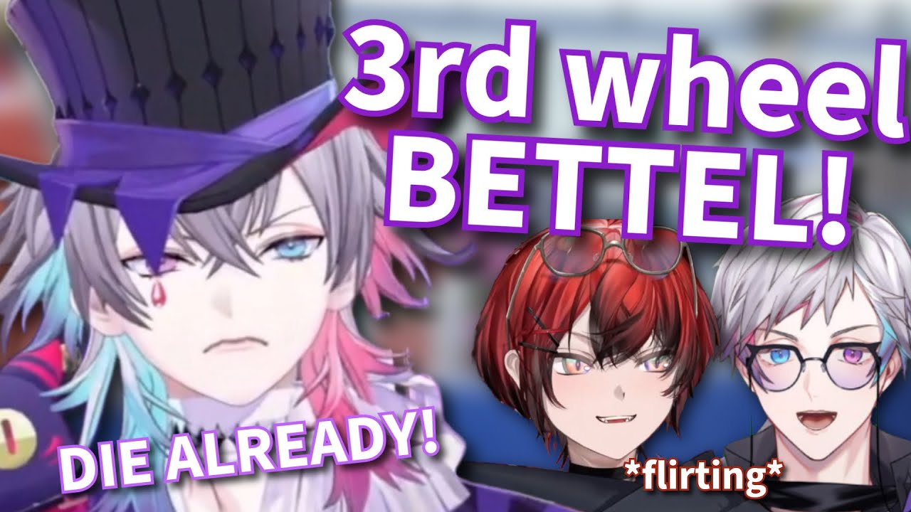 Bettel had to 3RD WHEEL Bettel 2 and Flayon because they kept FLIRTING!【Holostars EN | Gavis Bettel】