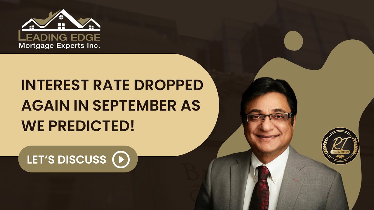 Interest Rates Dropped Again in September, just as We Predicted