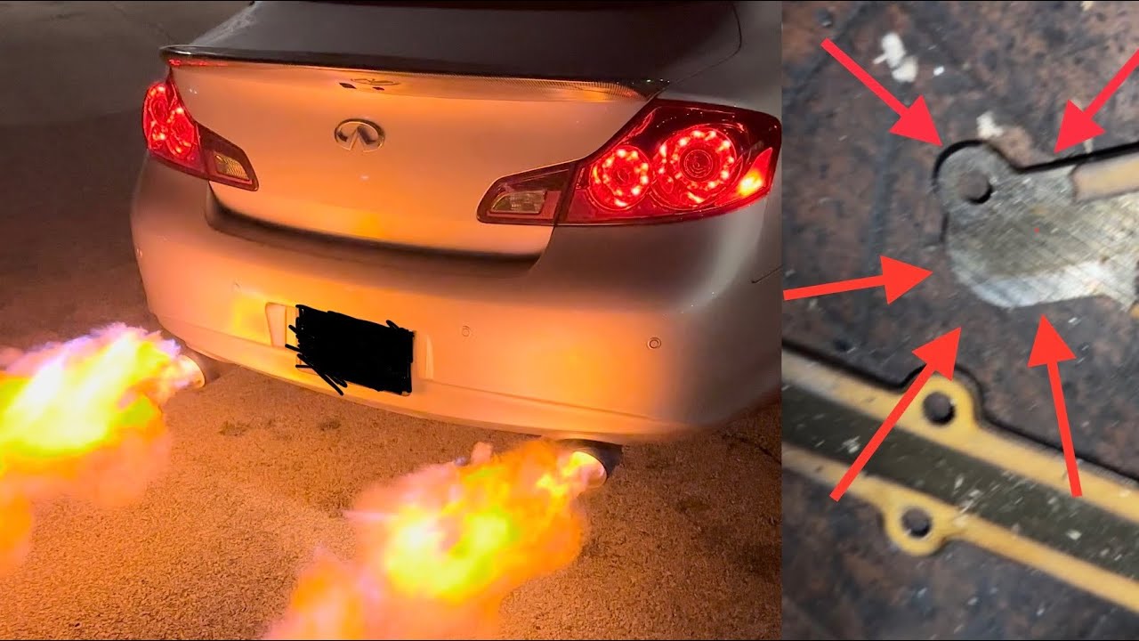 G37 before and after test pipes