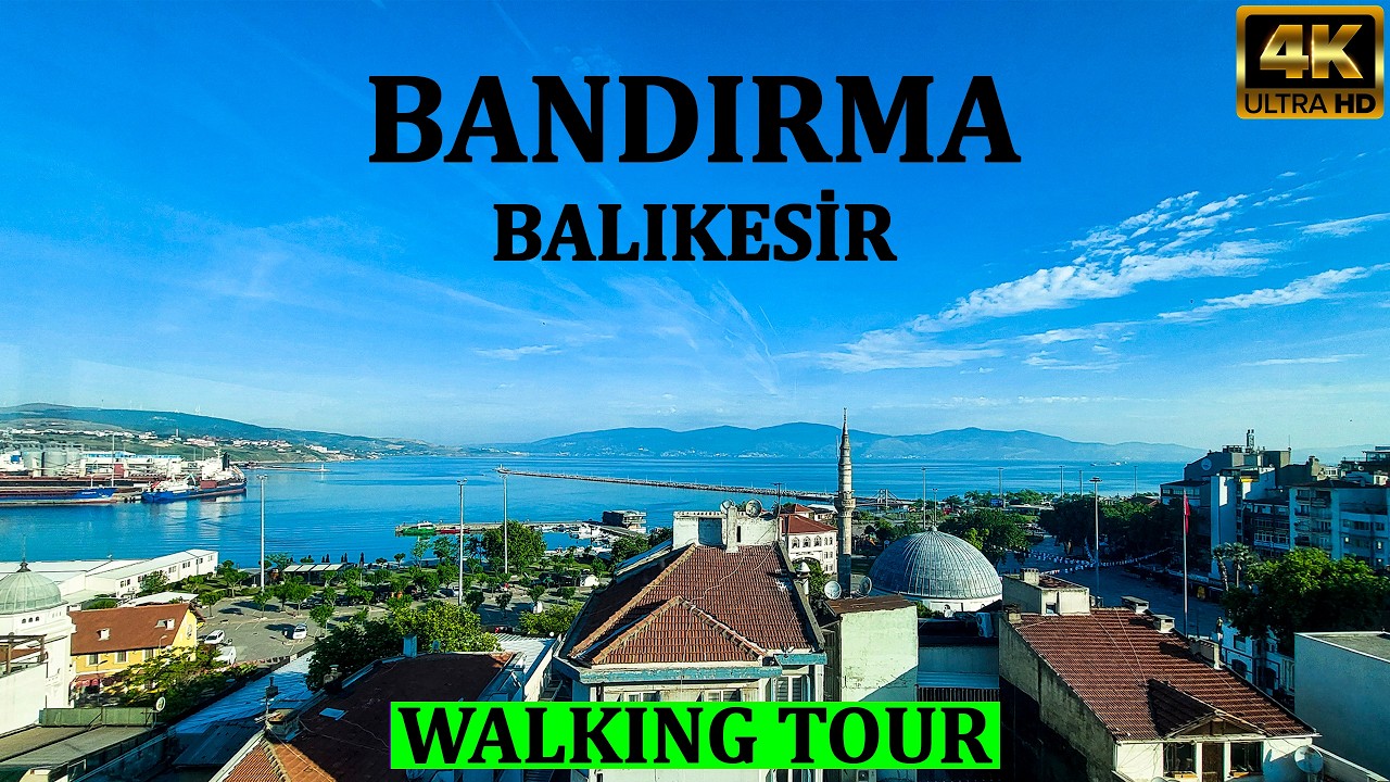 Paşabayır'dan sahile.. | Ortam Sesi | Bandırma, Balıkesir (Türkiye) 4K | Yürüyüş Turu - Walking Tour