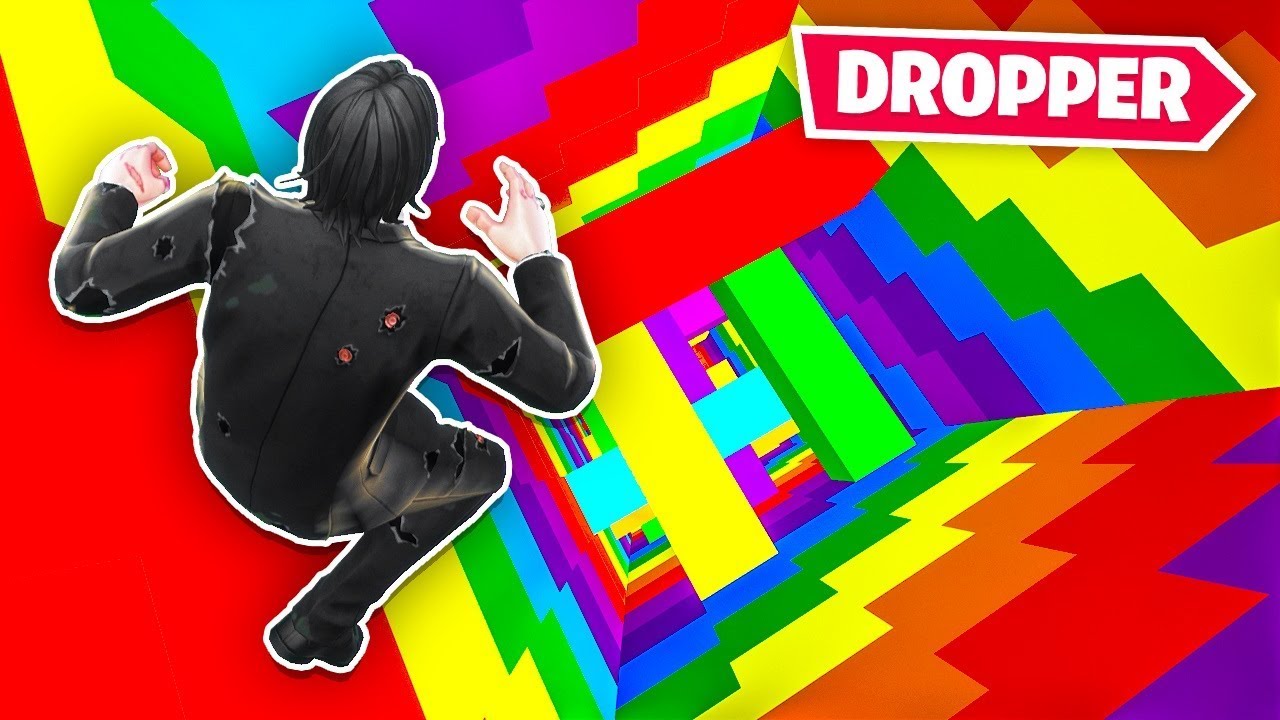 Season 9 RAINBOW DROPPER in Fortnite (Creative Mode)