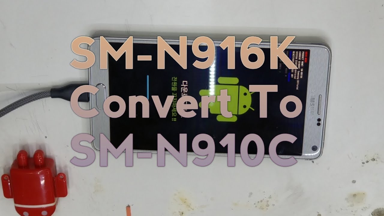 Galaxy Note 4 SM-N916KLS (Korean) full converted into SM-N910C (International)