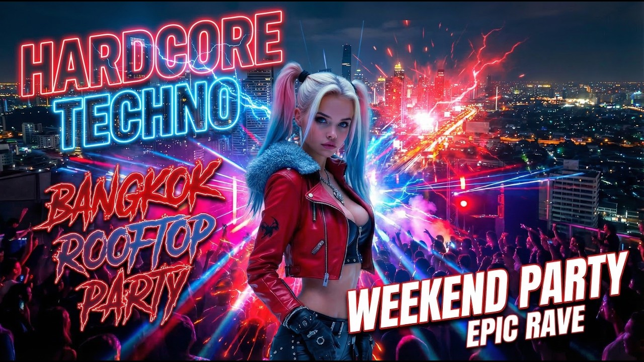 1 HOUR OF PURE MAYHEM ⚡ Hardcore Techno Mix 2026 | Weekend Escalation | BANGKOK ROOF RAVE