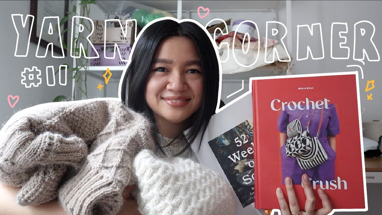 *tiffany's yarn corner ep.11* lots of finished knits, Ingrid sweater, crochet crush | mar 2022