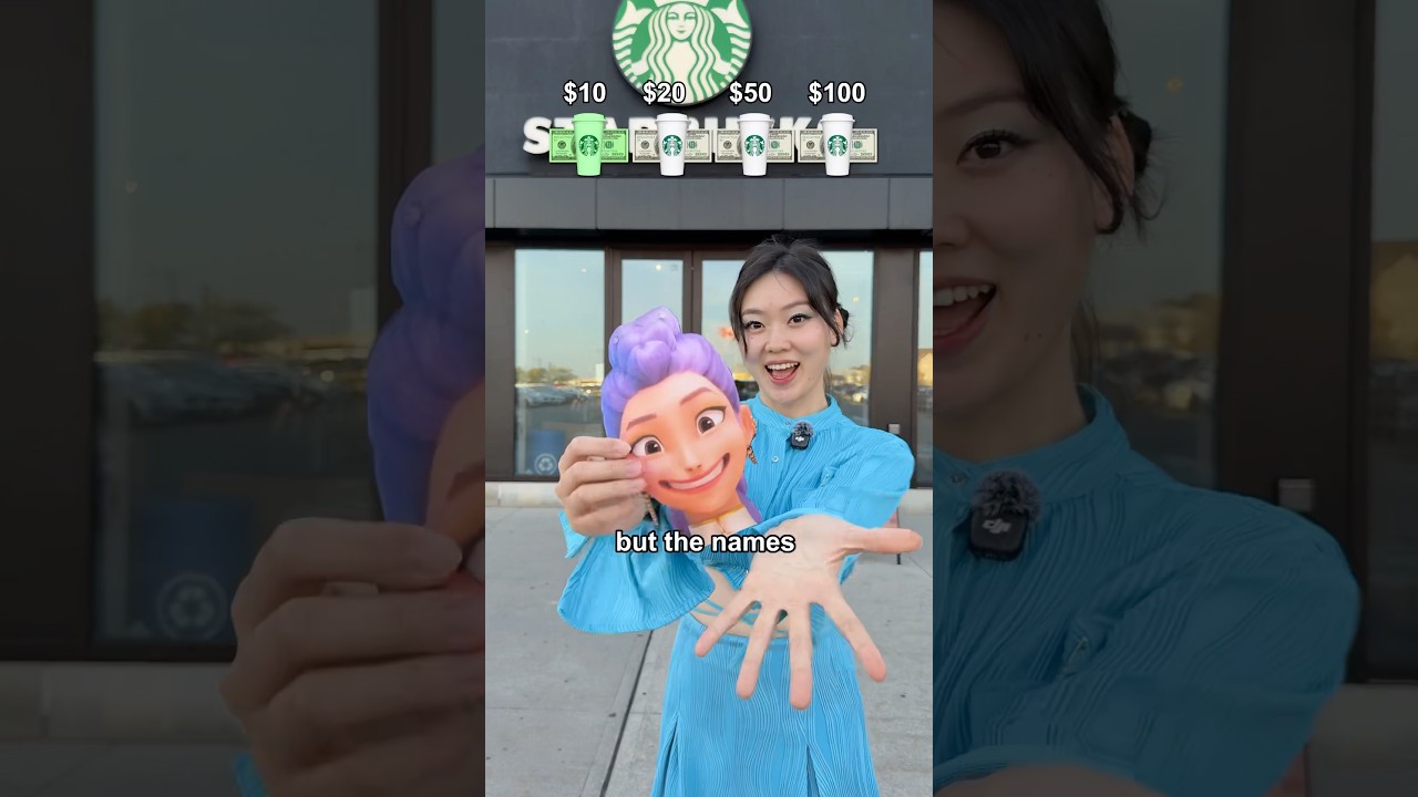 Can Starbucks Spell Kpop Demon Hunter Names🧐 #kpopdemonhunters #shorts #trending