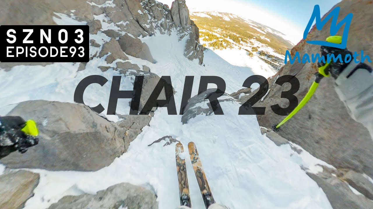 катание на лыжах CHAIR 23 в MAMMOTH MOUNTAIN!!