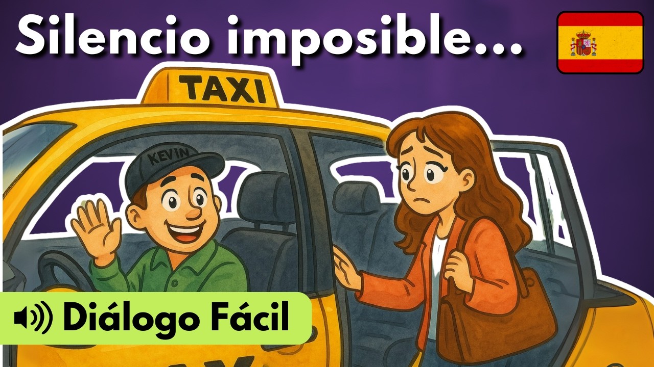 Learn Spanish with Mini Dialogues Ep 1: The Philosophical Taxi (A2)